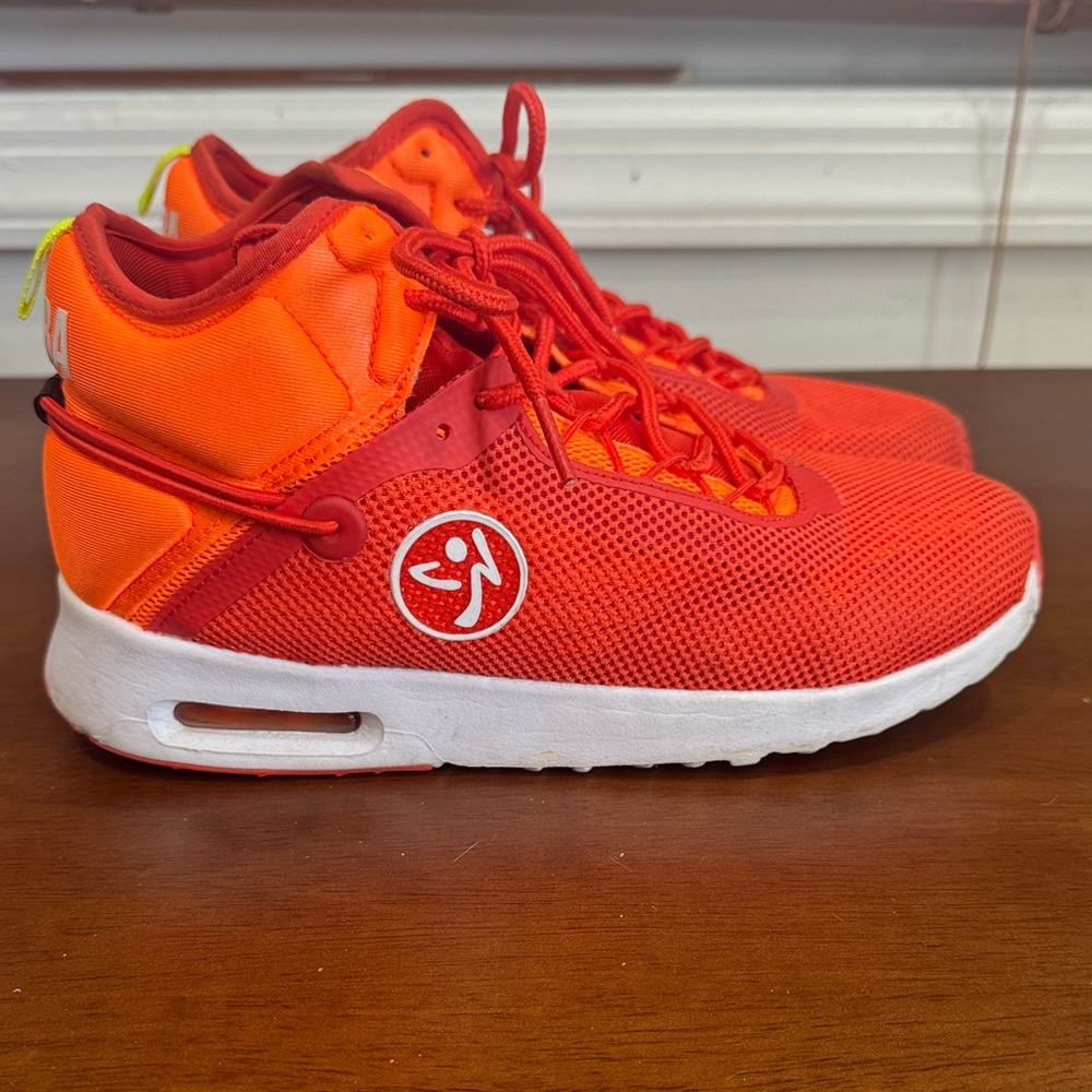 Zumba Fitness neon Orange and Orange Women's Sneakers